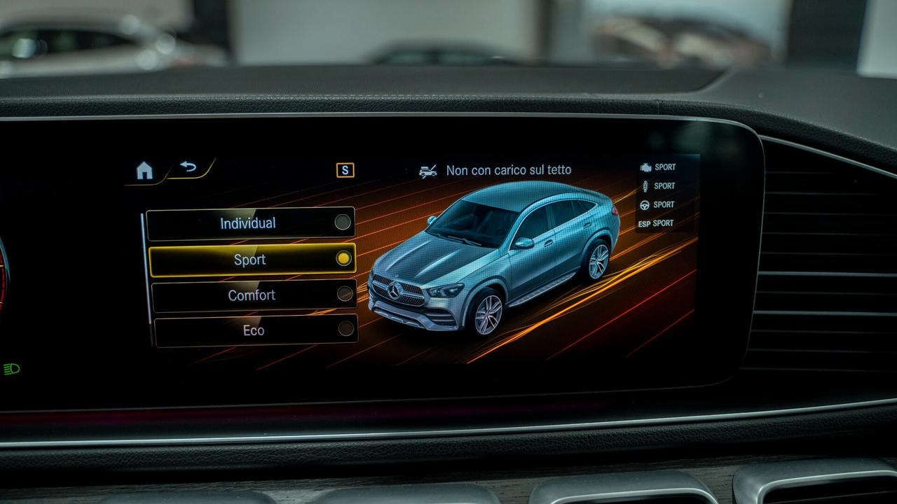 Mercedes-benz GLE 350 COUPE 4MATIC PREMIUM PLUS AMG TETTO LUCI BURMESTER