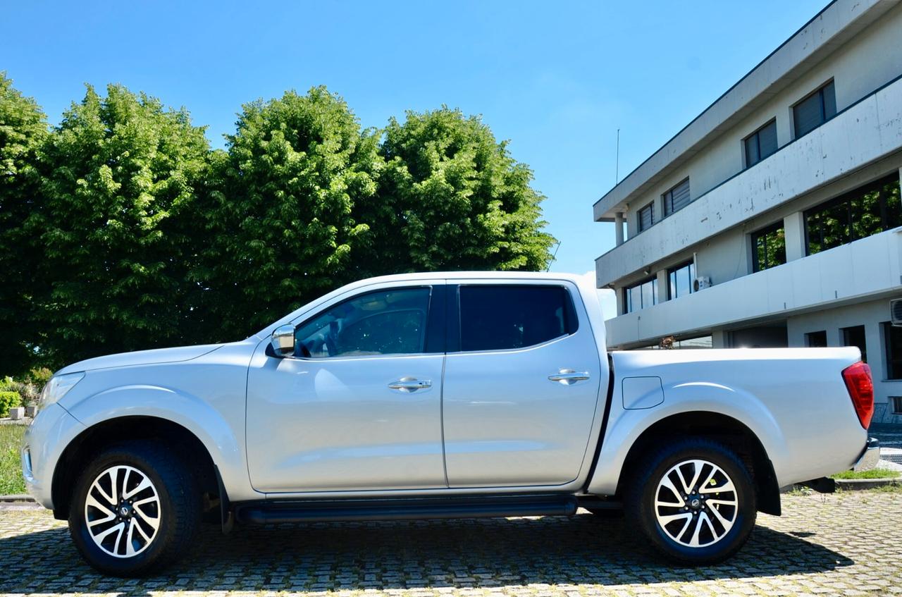 NISSAN NAVARA 2.3 DCI D.CAB 4wd 190cv AUTO, UFF ITALIANA, GANCIO TRAINO, RETRO 360°, PERMUTE