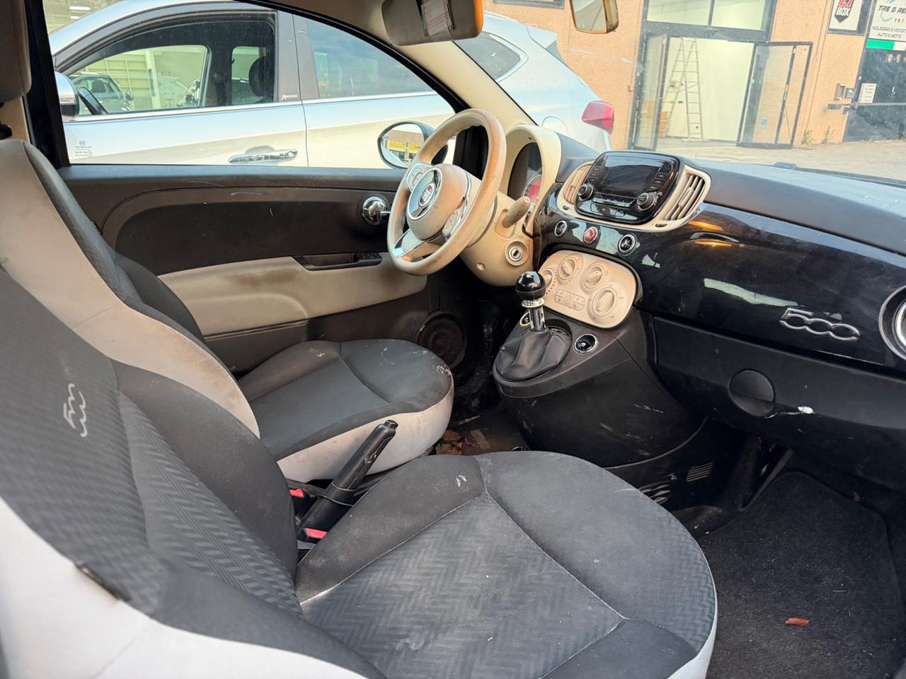 Fiat 500 2018 1.2 Pop MOTORE CARROZZERIA DA RIVEDERE