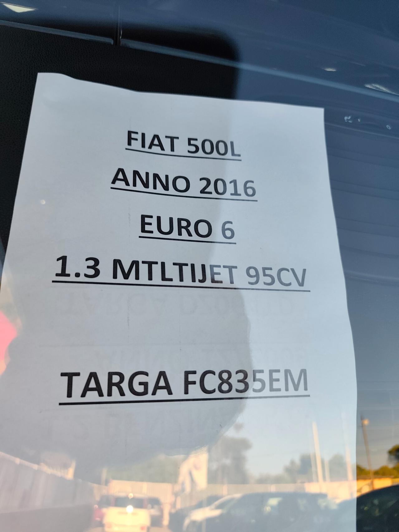 Fiat 500L 1.3 Multijet 95cv EURO6