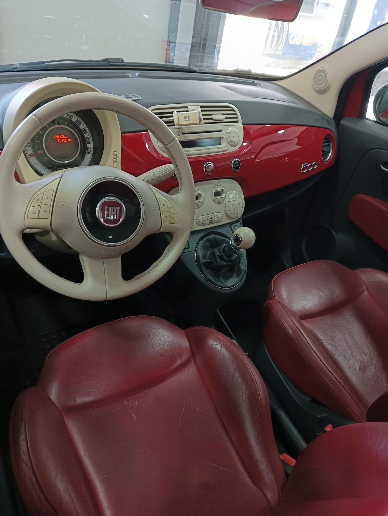 Fiat 500 1.2 Cult Int.PELLE / Tetto panoramico EURO 5 A