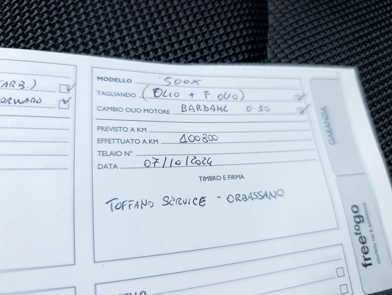 Fiat 500X 1.6 MultiJet 120 CV Cross Plus