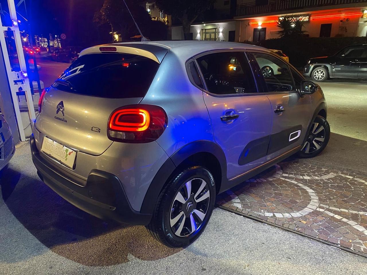 Citroen C3 PureTech 110 S&S EAT6 Max KM 33798 GRIGIO MEDIO