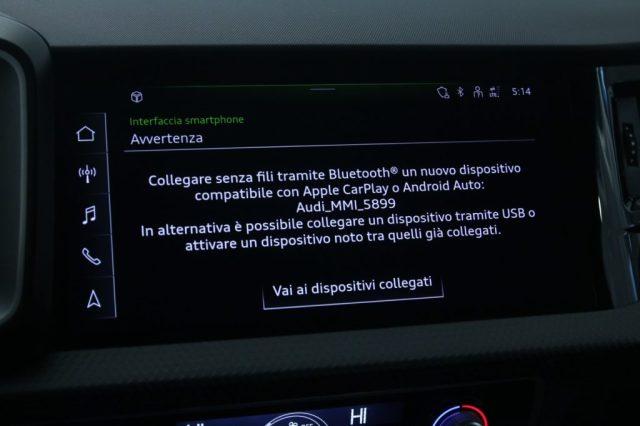 AUDI A1 SPB 25 TFSI S line NEOPATENTATI /FariLED/Cerchi 17