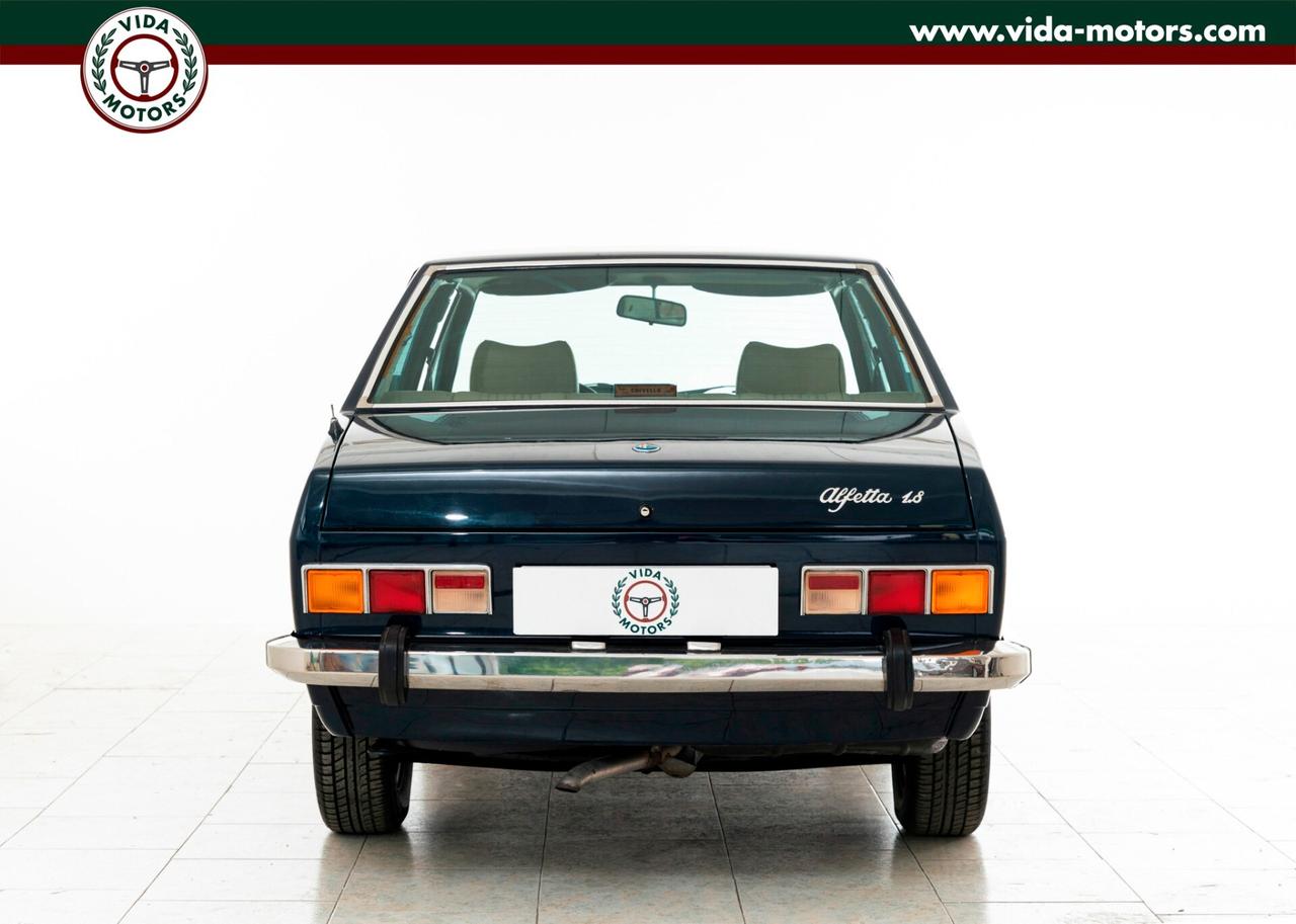 Alfa Romeo Alfetta 1.8 * 28.000 KM * OTTIMO CONSERVATO * LIBRETTO ORIGINALE