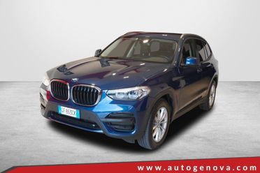 BMW X3 20D 190CV STEPTRONIC 48V X-DRIVE BUSINESS ADVANTAGE ( FARI LED - PELLE - CLIMA TRIZONA - CRUISE - NAVI - CARPLAY - PARK ASSISTANT - TELECAMERA POST. - CERCHI 18 )