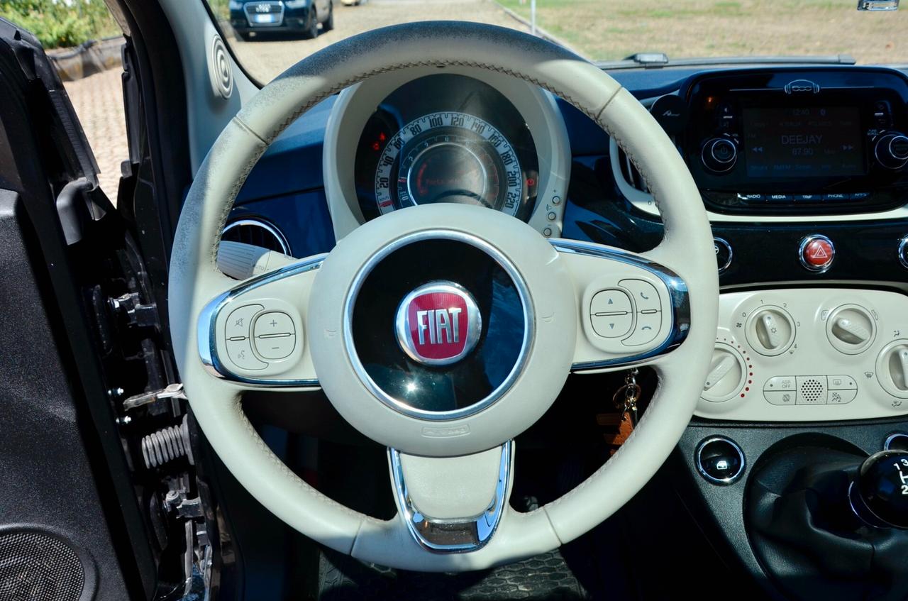 FIAT 500 1.2 LOUNGE 69cv MANUALE, UFF ITALIANA, SERVICE DIMOSTRABILI, TETTO, BLUETOOTH, PERMUTE