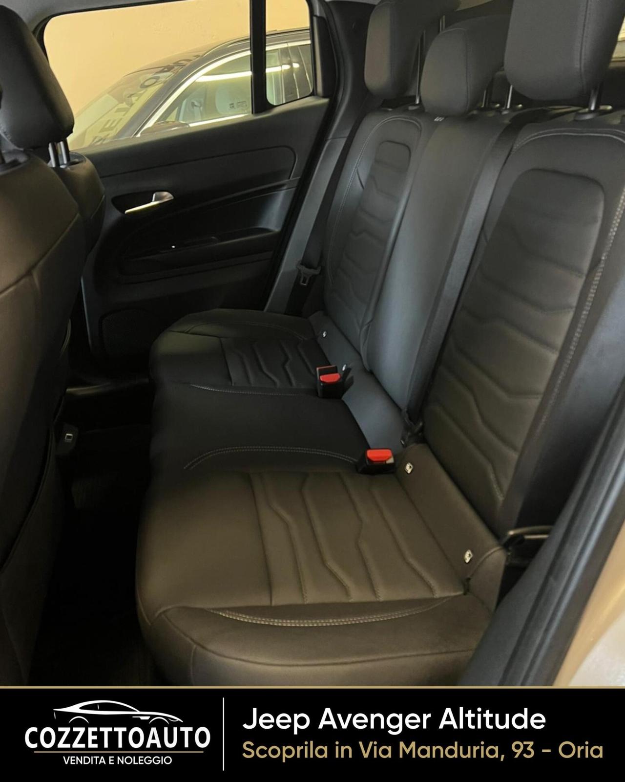 Jeep Avenger 1.2 100 CV Altitude garanzia Jeep