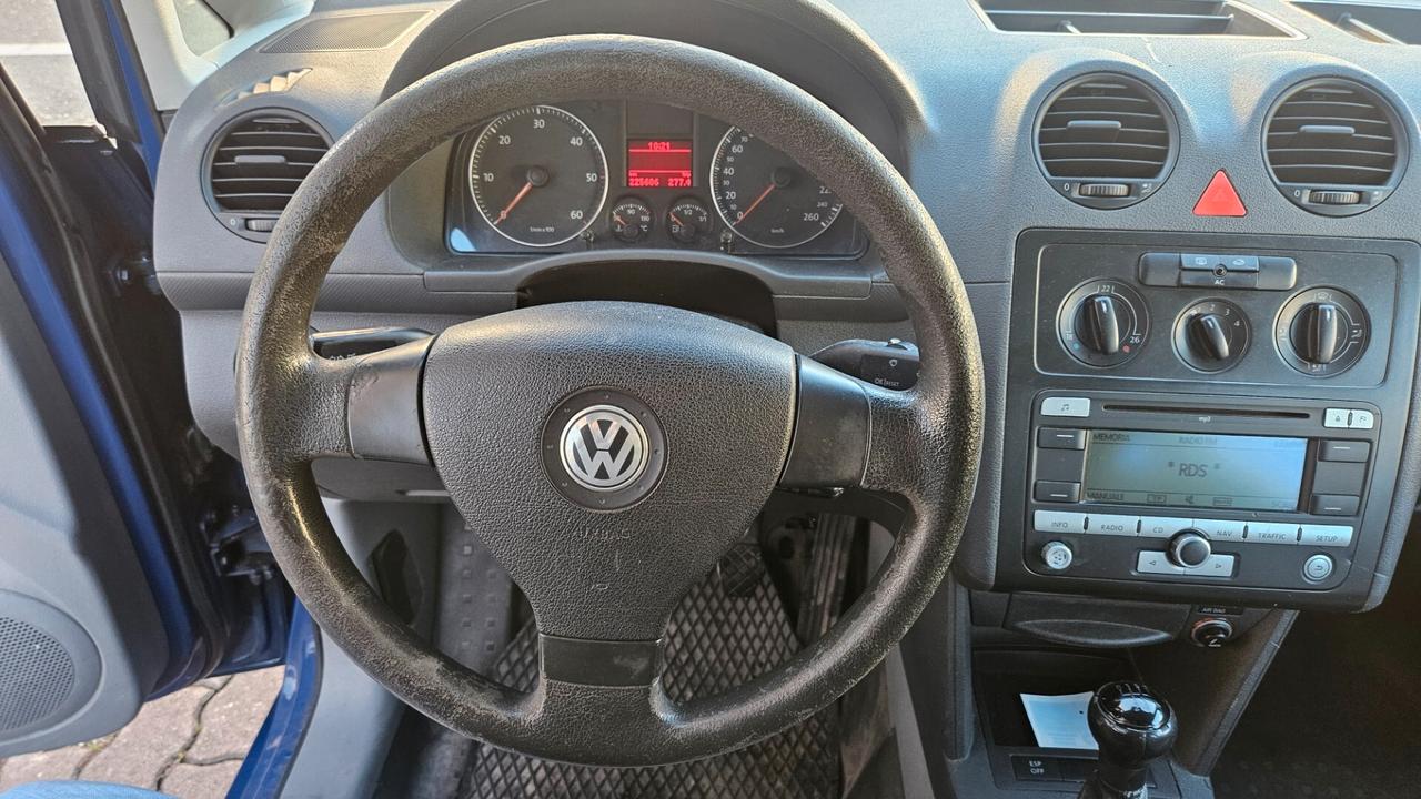 Volkswagen Caddy 1.9 TDI 105 CV LIFE GANCIO TRAINO