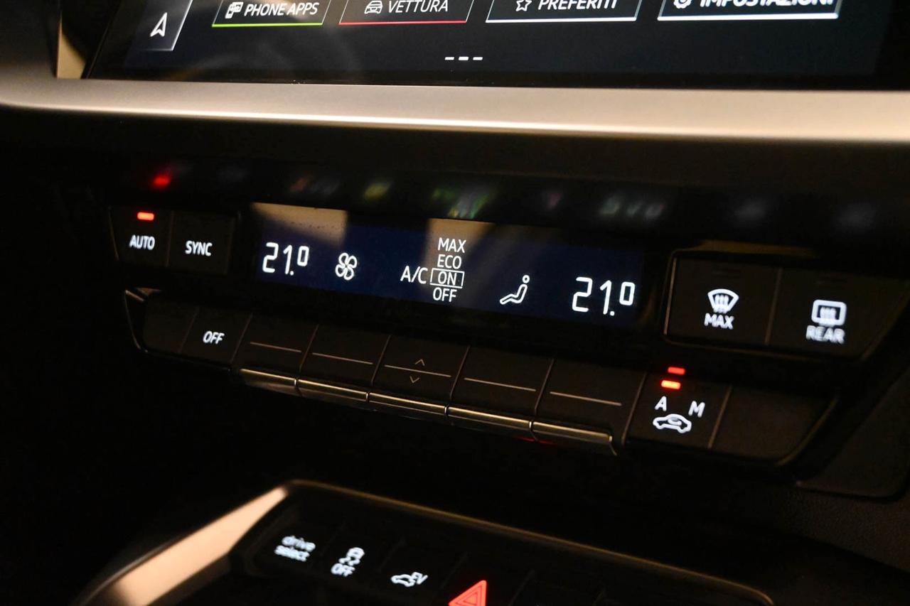 AUDI A3 4ª serie A3 SPB 45 TFSI e S tronic S l...