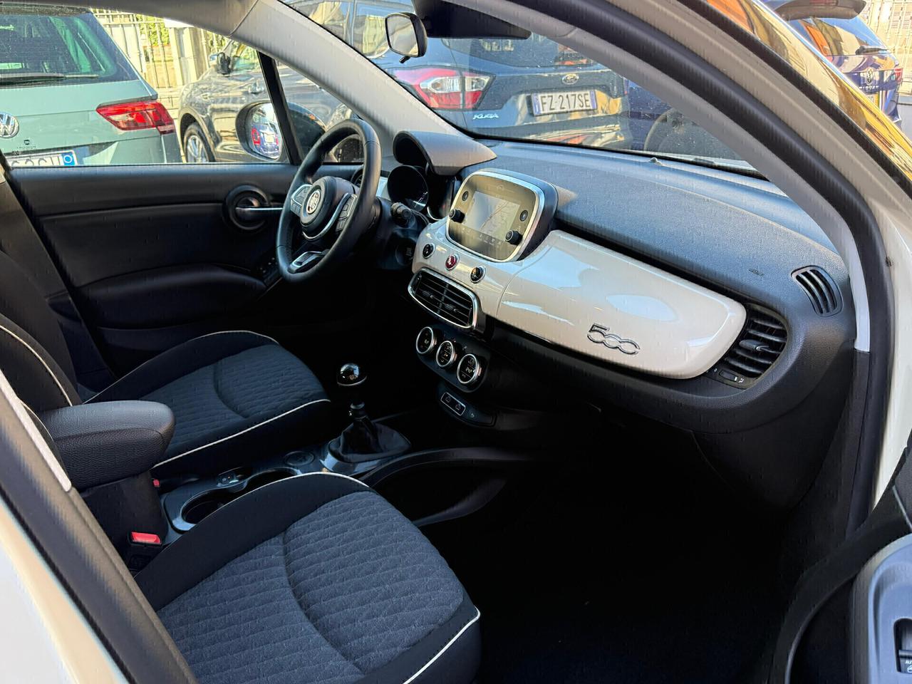 Fiat 500X CROSS 1.3MJT BICOLOR PERLA/NERO-NAVI-CAMERA-ANTICOLLISIONE