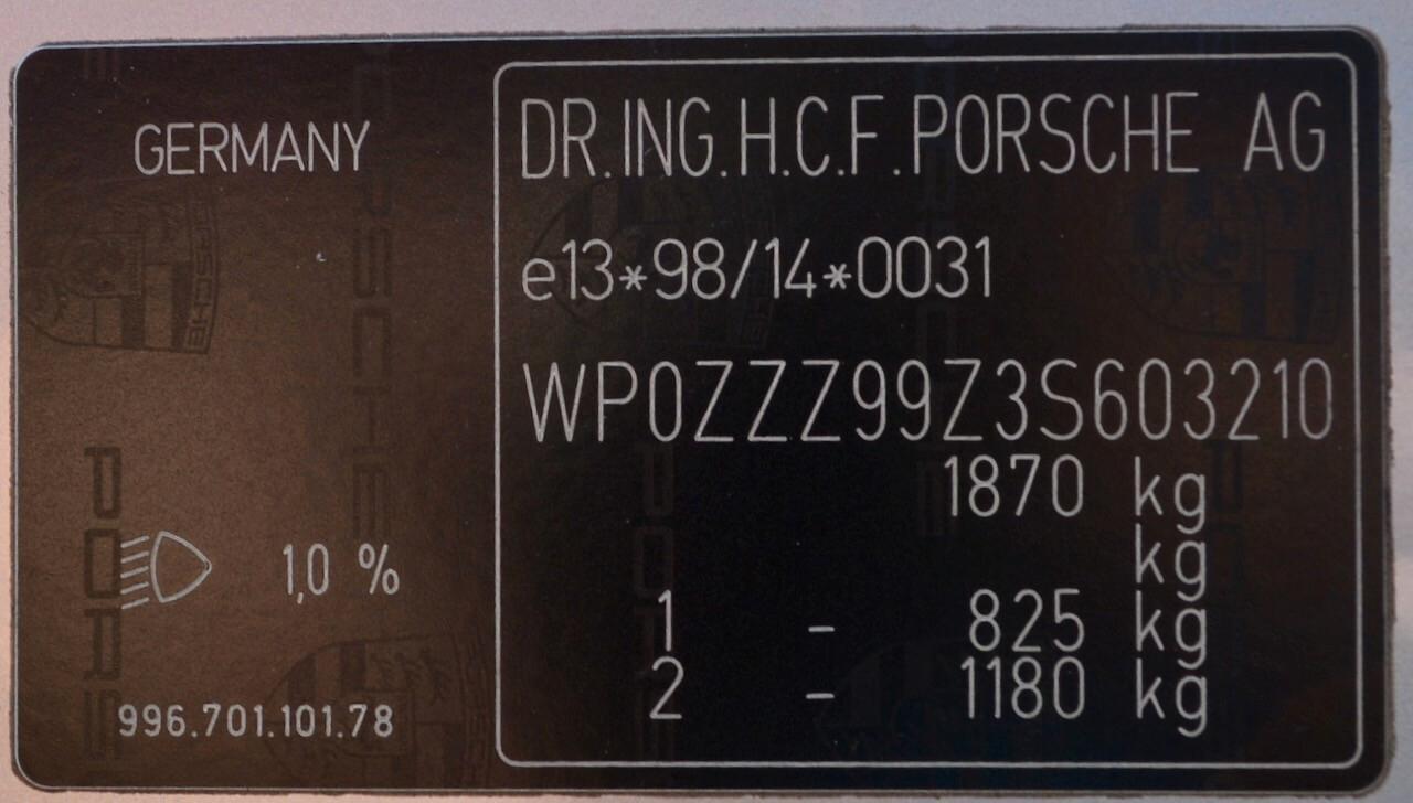 Porsche 911 IV 996 Carrera 3.6 4S Coupé
