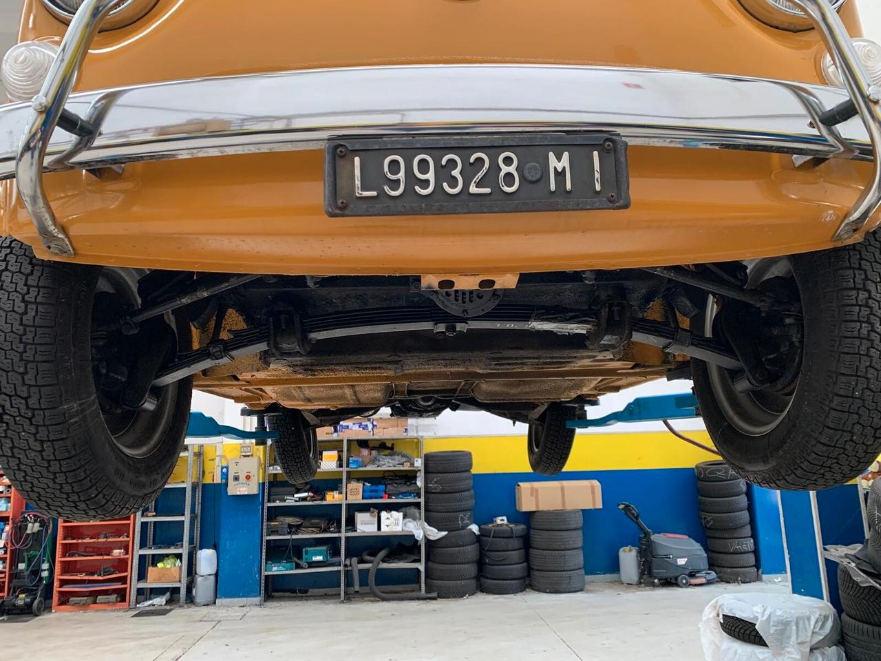 Fiat 500L 1971 targhe originali restaurata