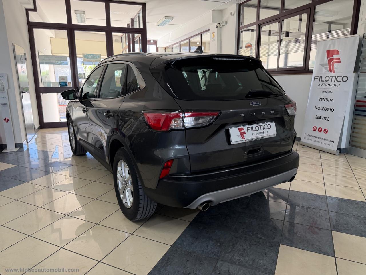 FORD Kuga 1.5 EcoBlue 120 CV aut.2WD Titanium KM CERTIFICATI 38.209 - PARCHEGGIO AUTO FULL