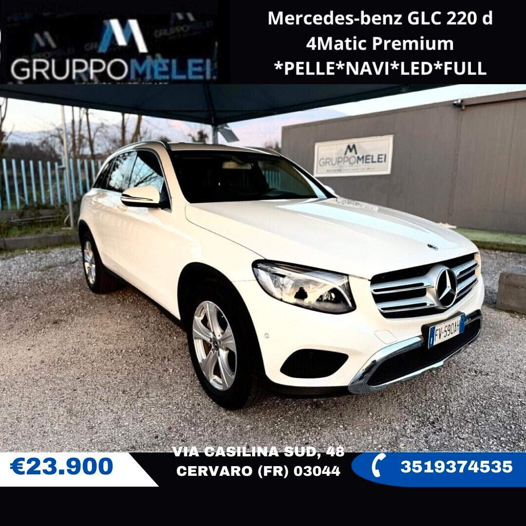 Mercedes-benz GLC 220 d 4Matic Premium *PELLE*NAVI*LED*FULL