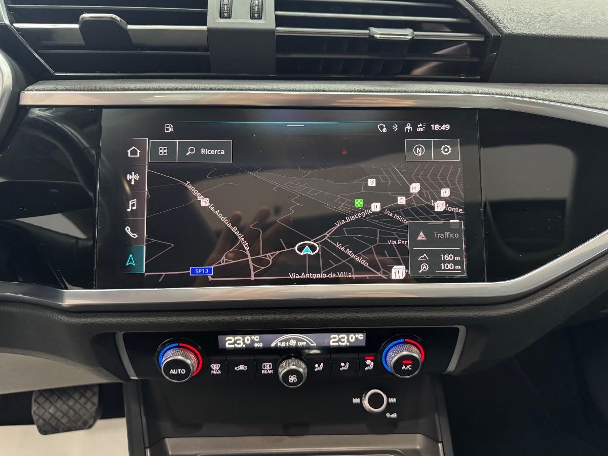 AUDI Q3 Sportback 35 TDI S tronic S-Line TETTO/ UNICO PROP/ LUCI AMBIENT/ MATRIX