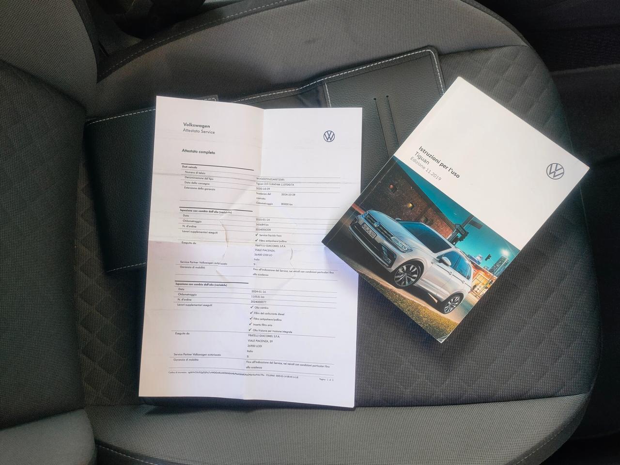 Volkswagen Tiguan 2.0 TDI 150 CV SCR DSG 4MOTION Life