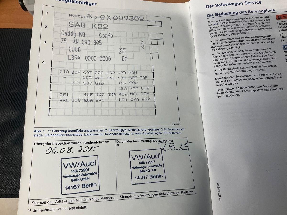 Volkswagen Caddy 1.6 TDI 102 CV 5p. Comfortline