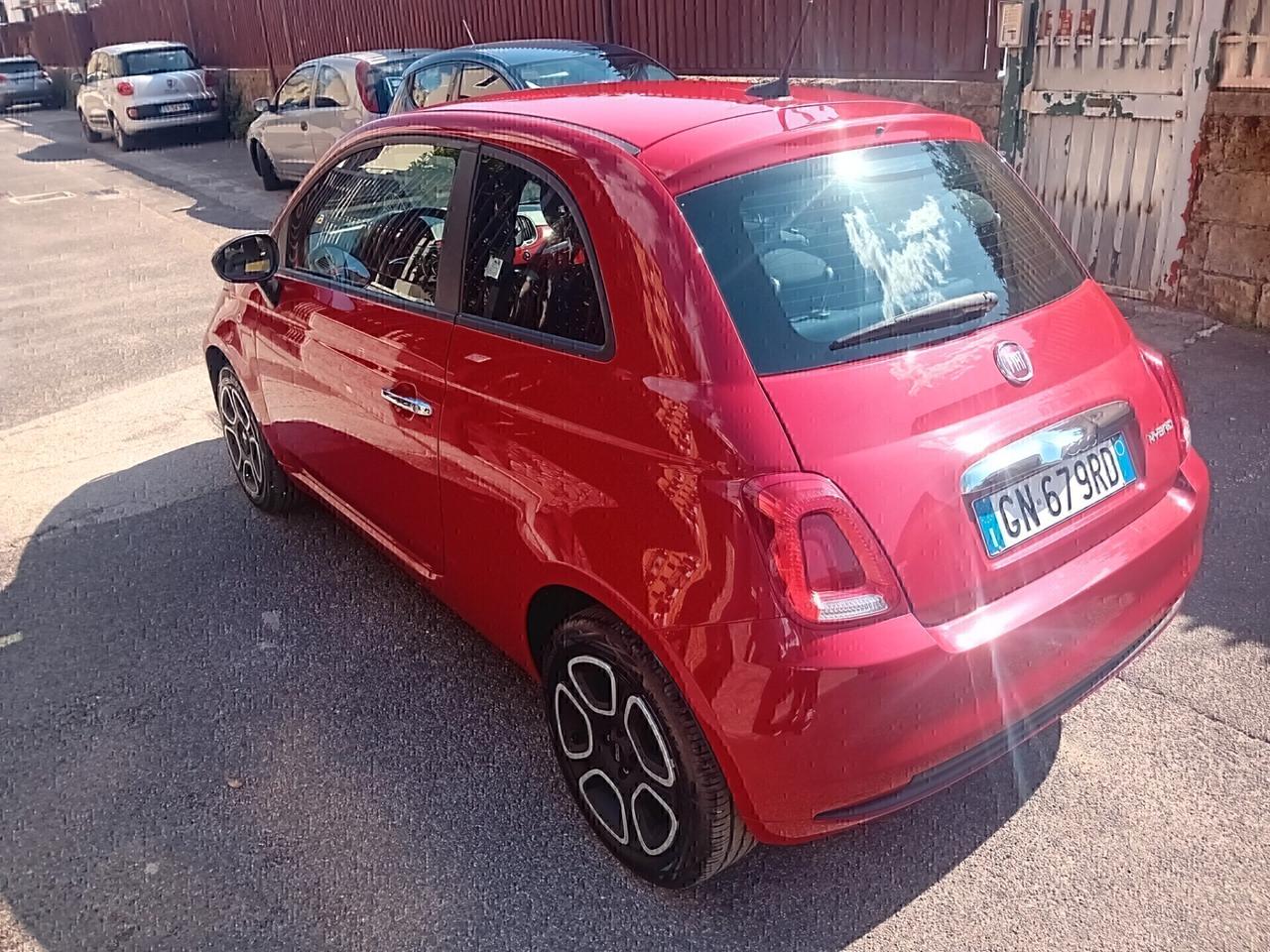 Fiat 500 1.0 Hybrid Red