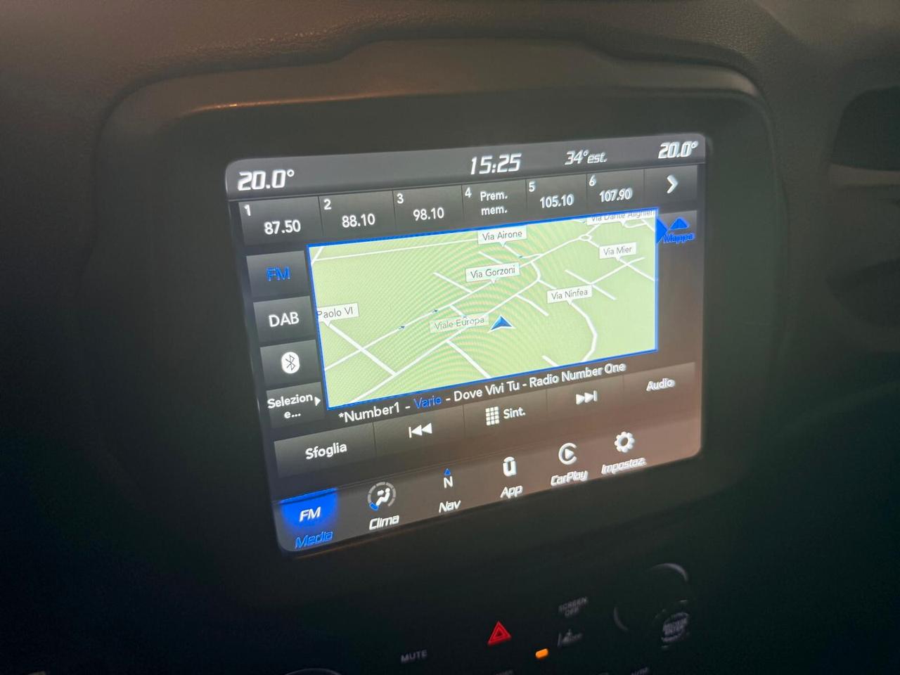 Jeep Renegade 1.6 Mjt DDCT 120 CV "S" ***AUTOMATICA/CARPLAY-ANDROID/NAVIGATORE***