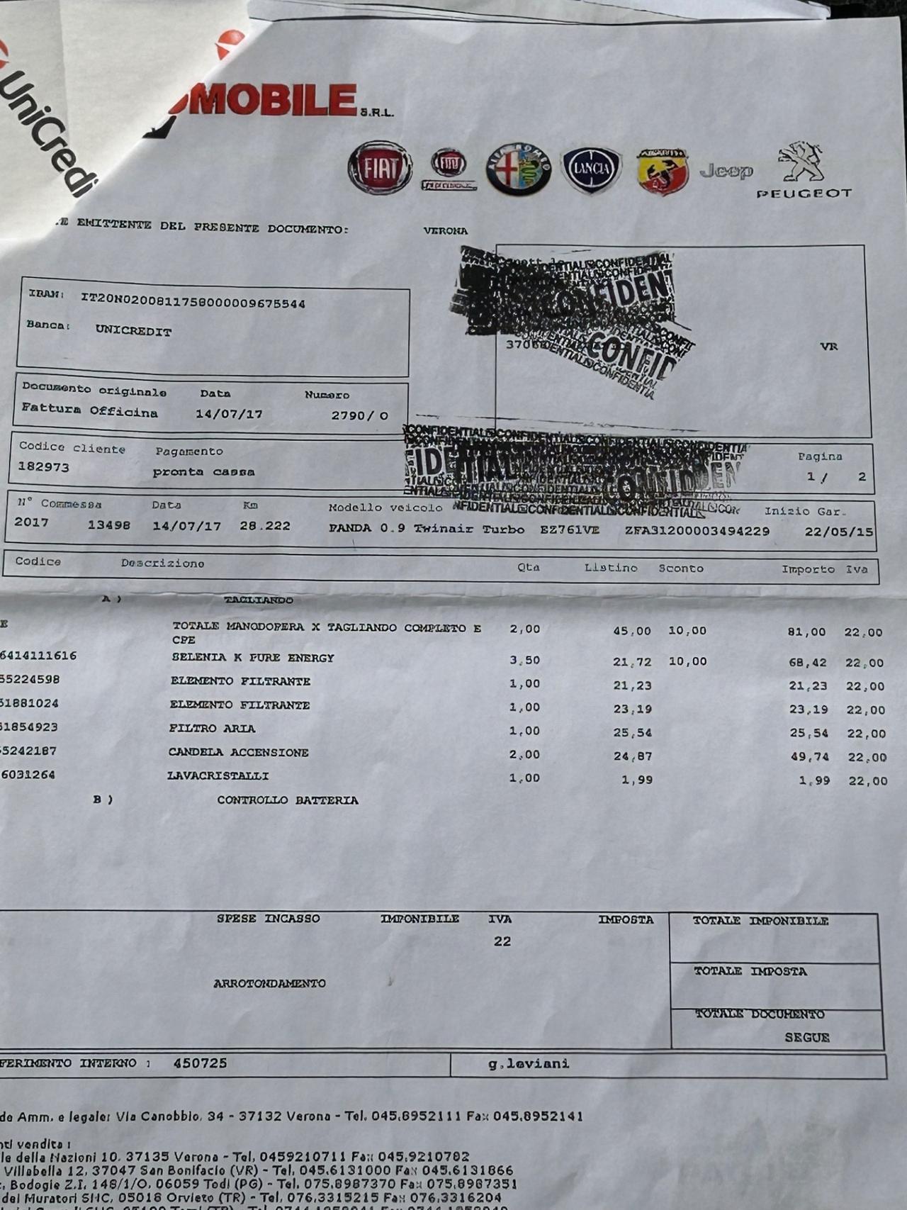 Fiat Panda 0.9 TwinAir Turbo Natural Power Easy