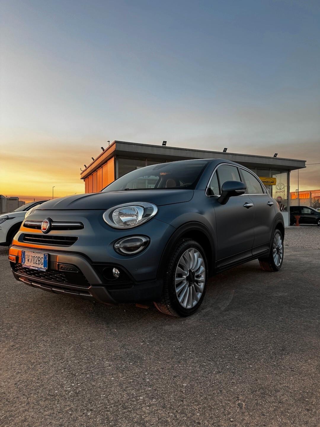 Fiat 500X 1.3 Mjt 95CV Cross blu opaco tetto apribile