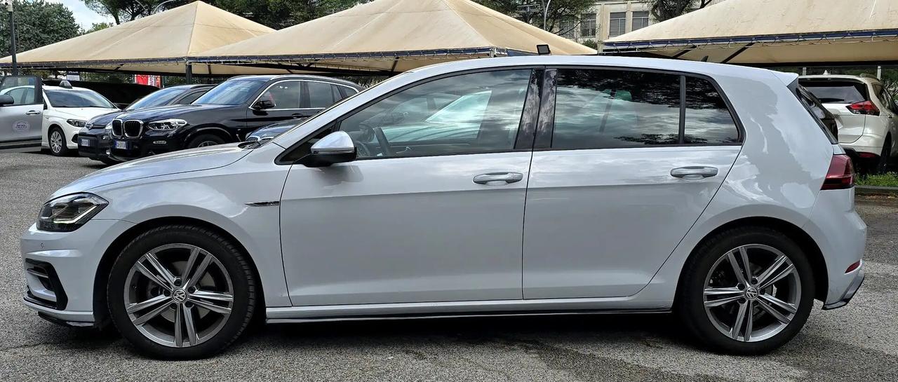 Volkswagen Golf 5p 1.6 tdi R line 115cv dsg grigio gesso