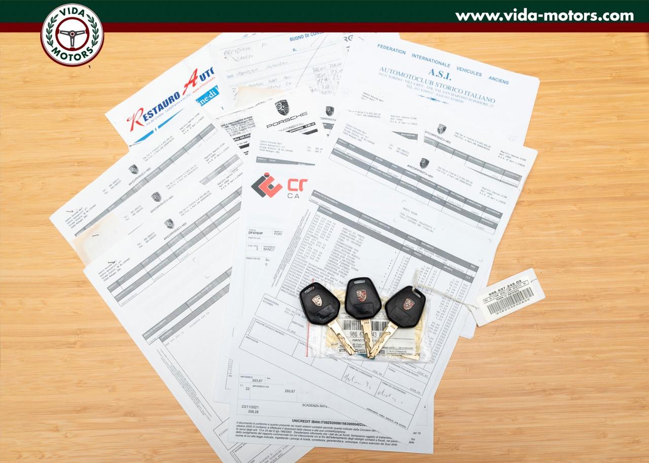 Porsche Boxster 2.5 986 * MANUALE * ASI * CRONOLOGIA TAGLIANDI
