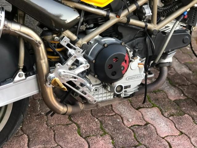 DUCATI Monster 900 Frizione a secco*Inserti carbon Look*Cupolino*