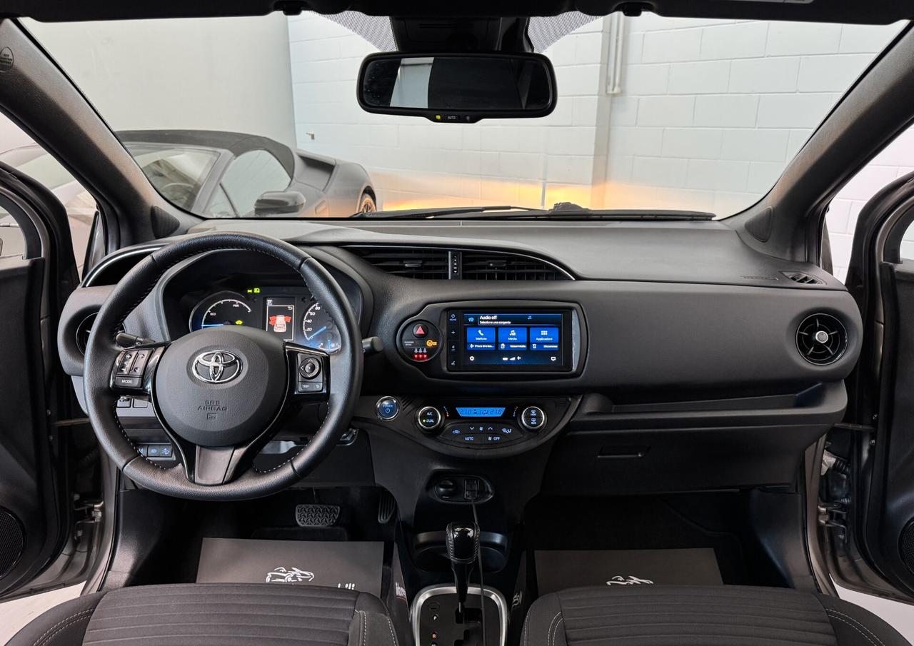 Toyota Yaris Hybrid 5p 1.5cc 73cv Automatica CarPlay OK Neopatentati