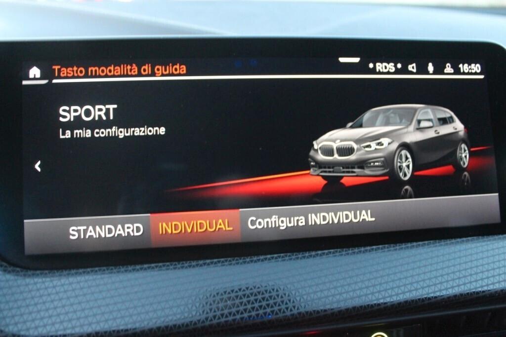 BMW Serie 1 Sport 118 d *FULL LED *Luci Ambiente