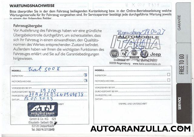 FIAT 500X NEW 1.0 T3 120CV Navi