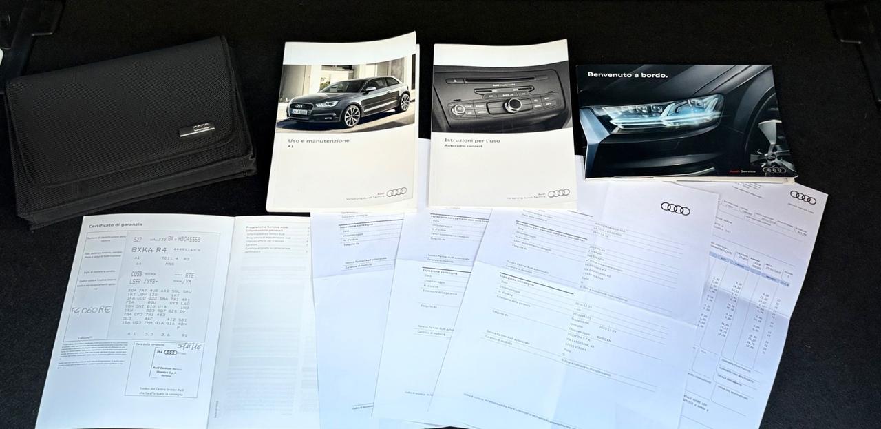 Audi A1 1.4 TDI 90 CV PERLATA S-LINE FULL/LED