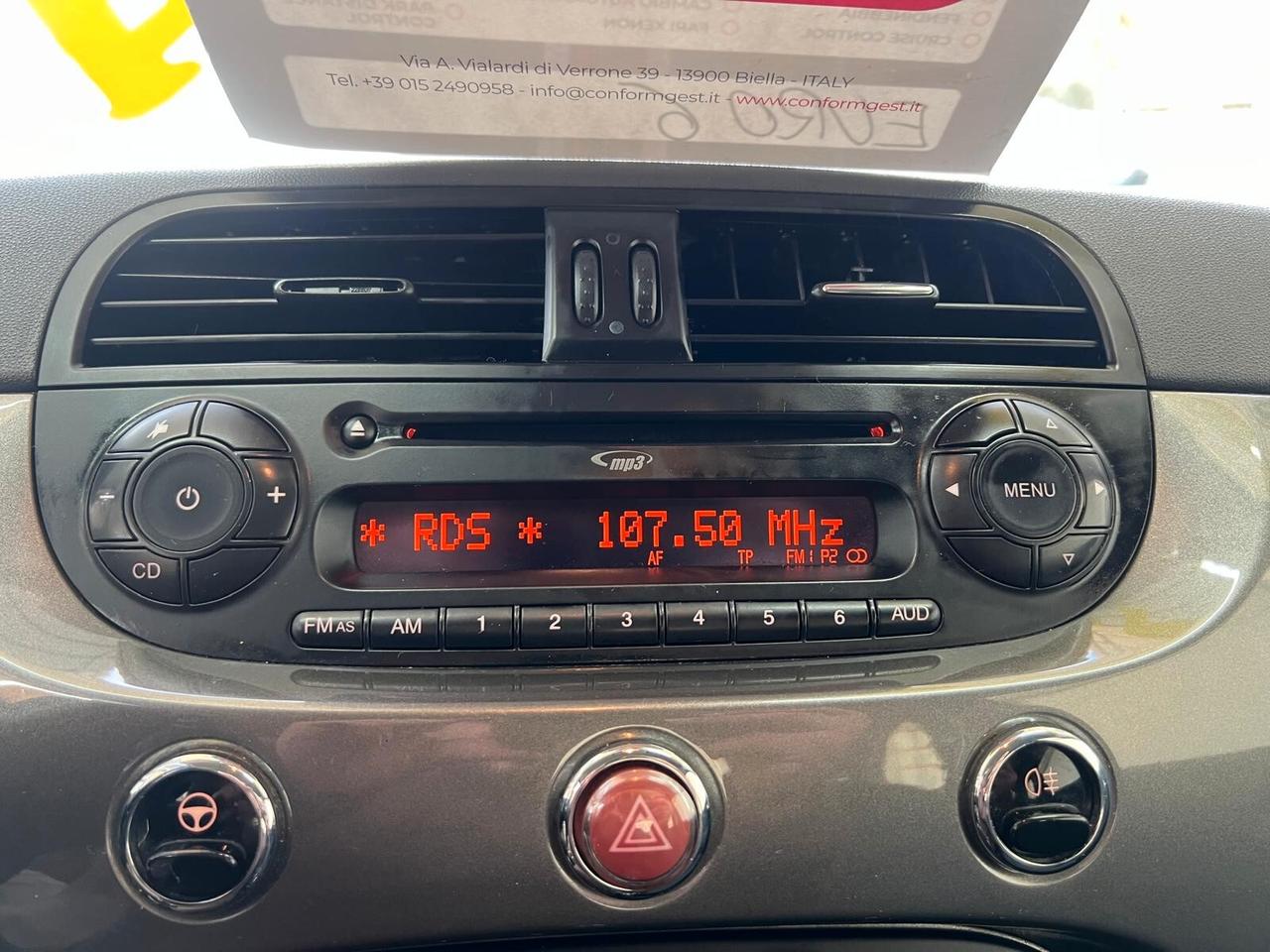 FIAT 500 1.2 BENZINA 70CV POP