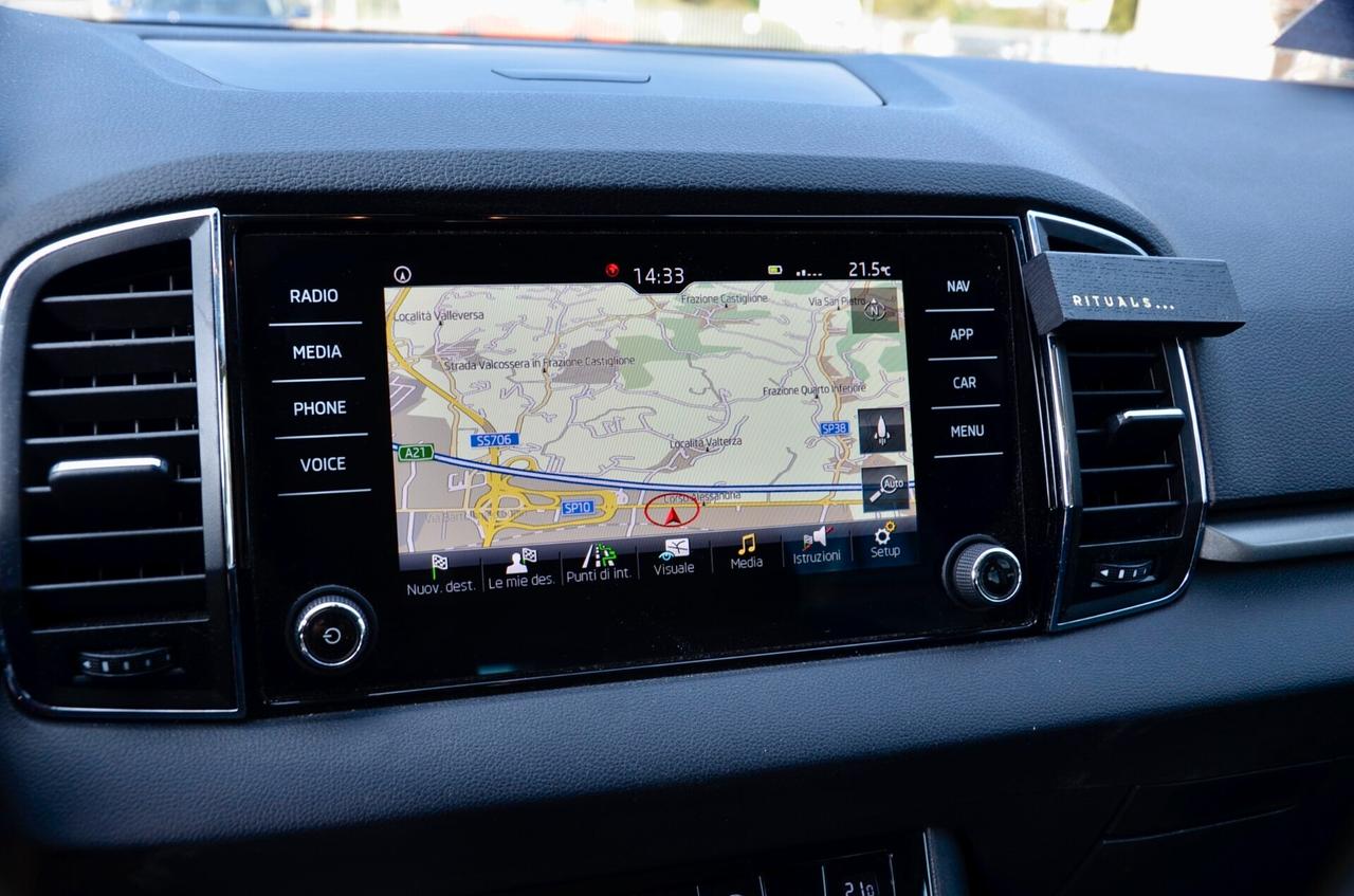 SKODA KAROQ 1.5 TSI 150cv DSG, UFF ITALIANA, EURO 6D, FARI LED, NAVI, APPLE ANDROID, PERMUTE