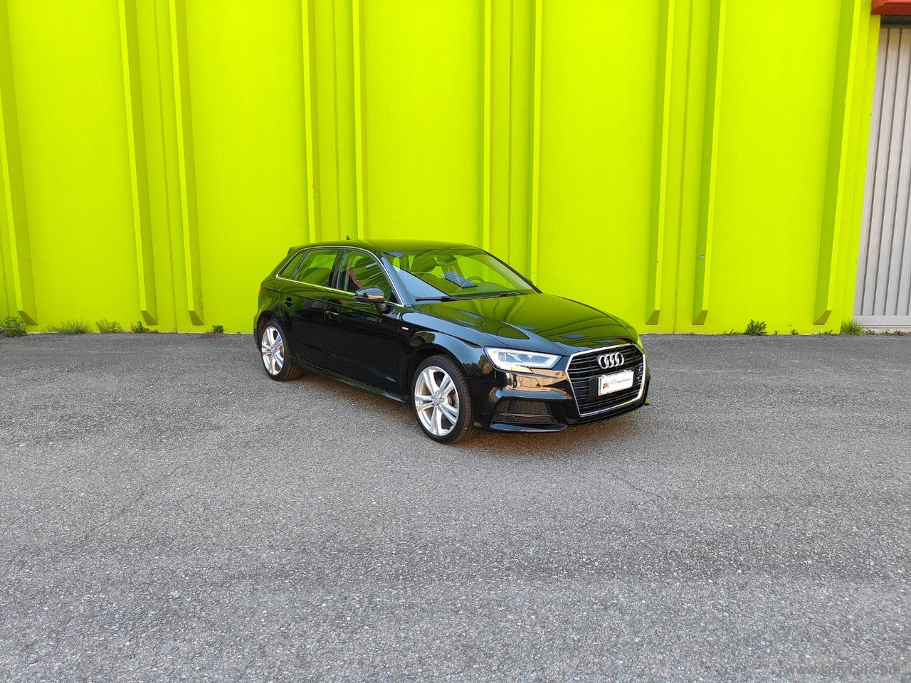 AUDI A3 SPB 35 TDI S tronic S-LINE VIRTUAL TAGLIANDI UFFICIALI