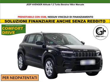 Jeep Avenger Altitude 1.2 Turbo Benzina Manuale Neopatentati