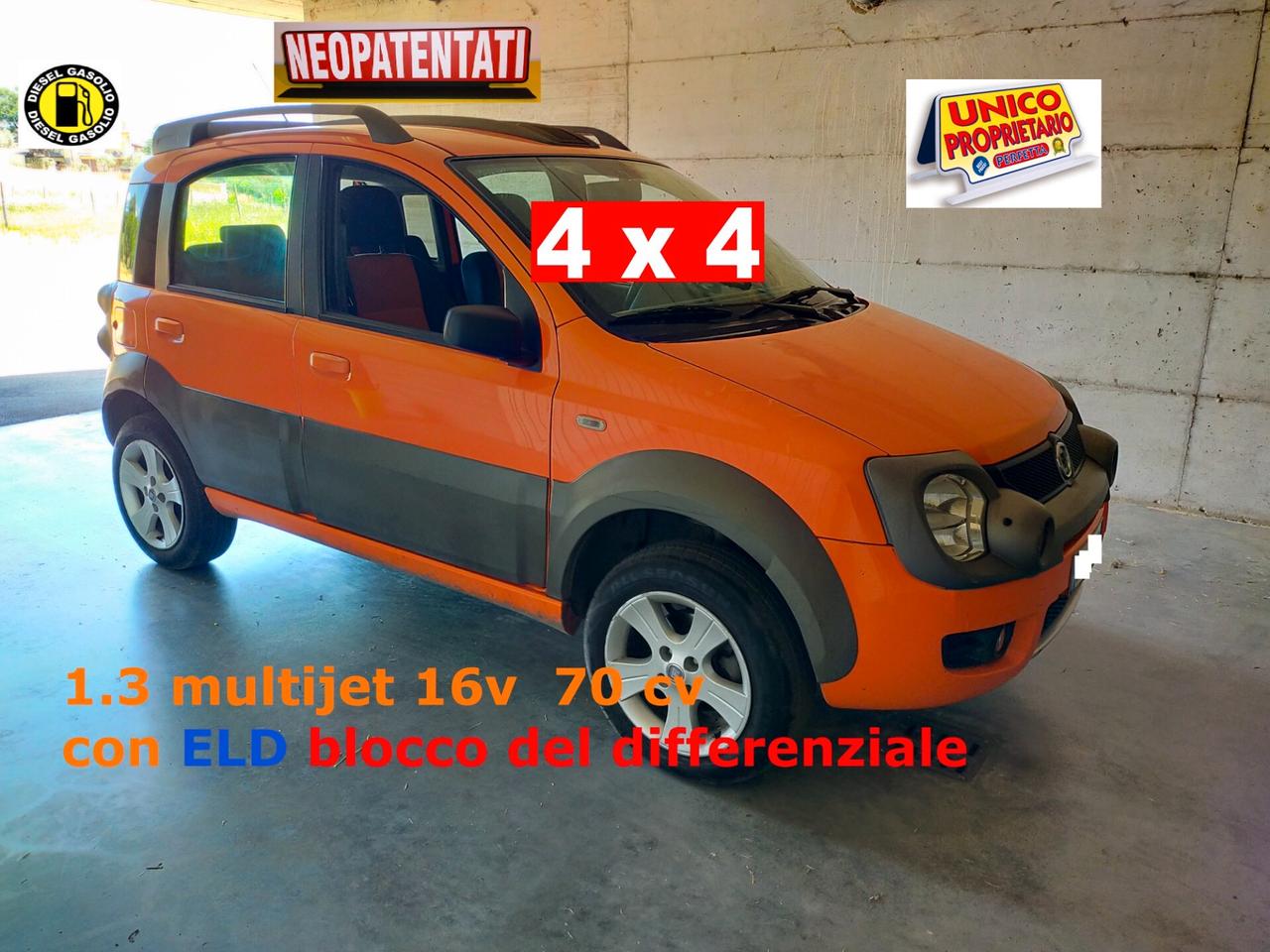 Fiat Panda CROSS 4x4 1.3 mjt con blocc. differenz.