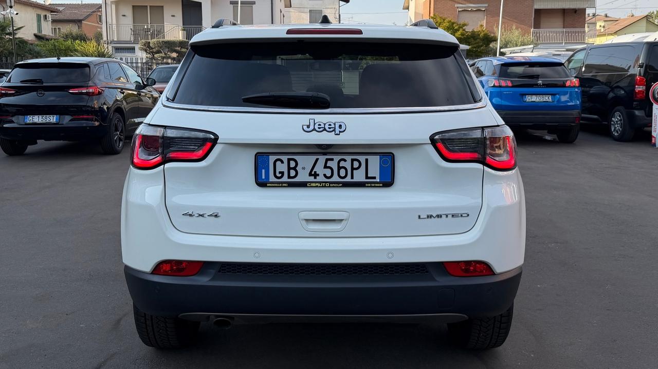 JEEP COMPASS 4WD 2.0 MJT LIMITED AT9 140CV - FULL LED, PELLE, CAR PLAY, NEOPATENTATI