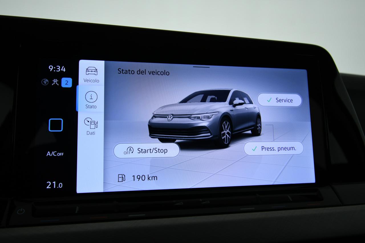 VOLKSWAGEN Golf 1.0 etsi evo Life 110cv dsg ACC+APP CONNECT+NEOPATENTATI