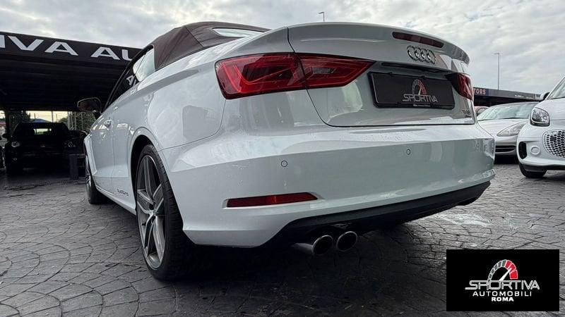 Audi A3 UNIPROPRIETARIO SOLO 26000 KM!!!!!!!!A3 Cabrio 2.0 TFSI quattro S tronic Sport