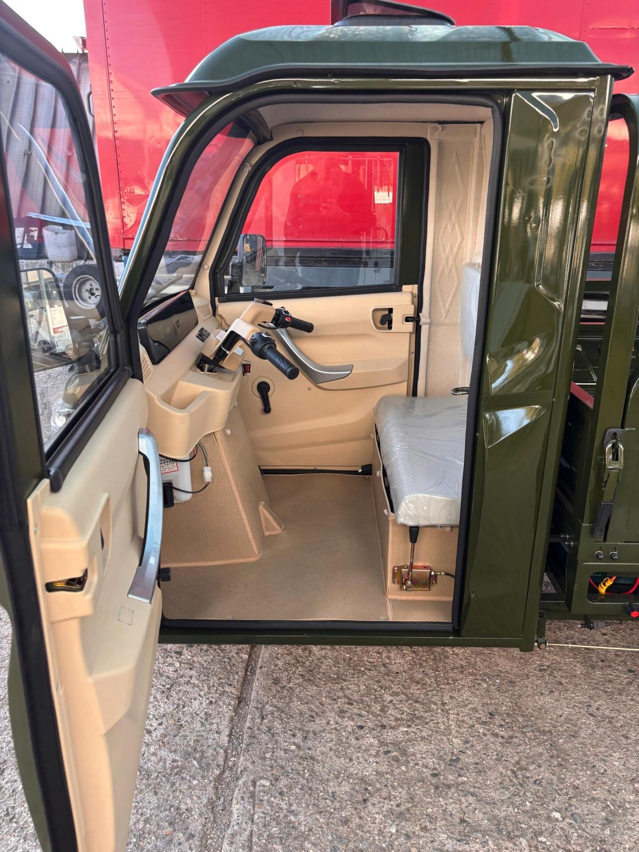 E- CARRO CABIN - MOTOCARRO ELETTRICO CABINATO RIBALTABILE