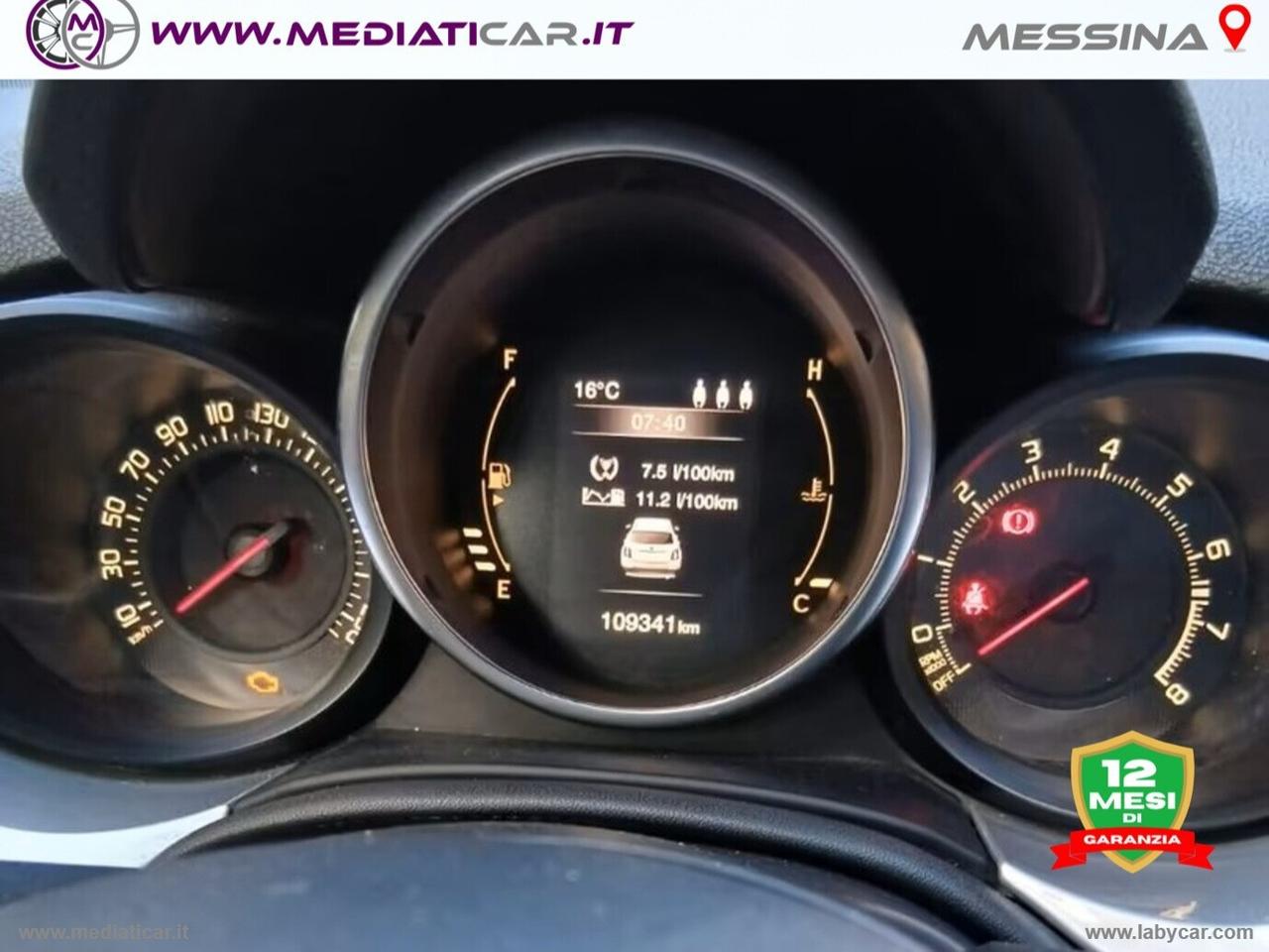 FIAT 500X 1.6 E-Torq 110 CV Pop Star