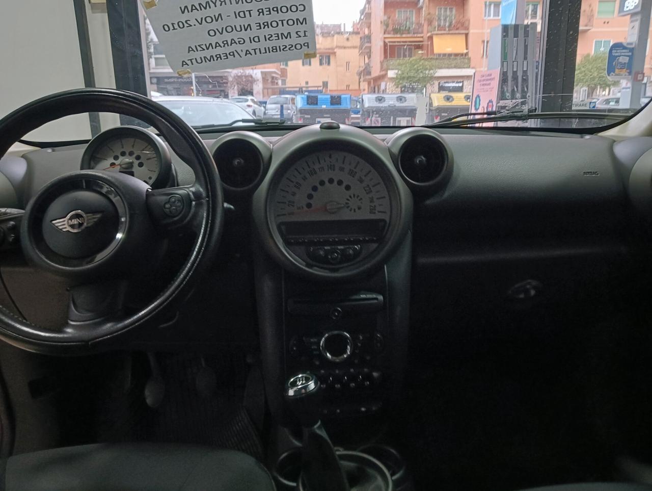 Mini Cooper Countryman 1.6 D EURO 5 MECCANICA NUOVA KM 40.000