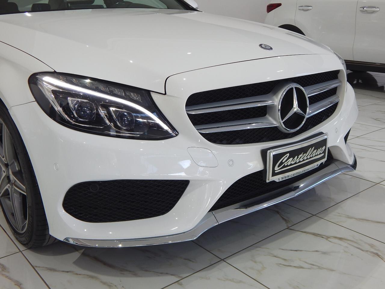 Mercedes-Benz C 220 d Premium AMG Aut. TETTO-NAVI-PELLE-PARK-XENON-LED