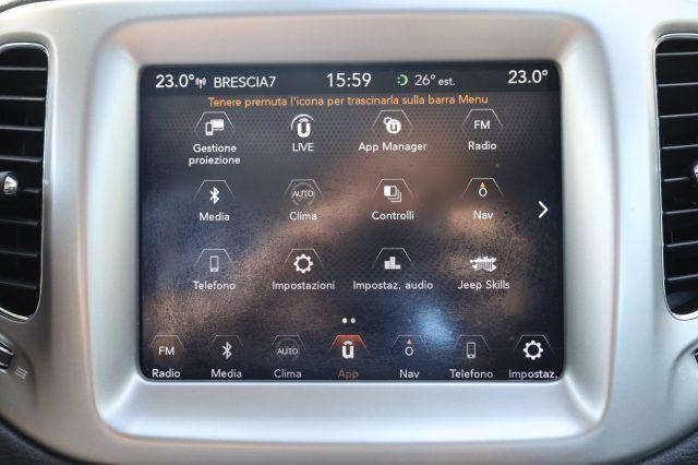 JEEP Compass 1.6 Mjt 2WD 120CV GANCIO TRAINO Navi ACC Radar Cam