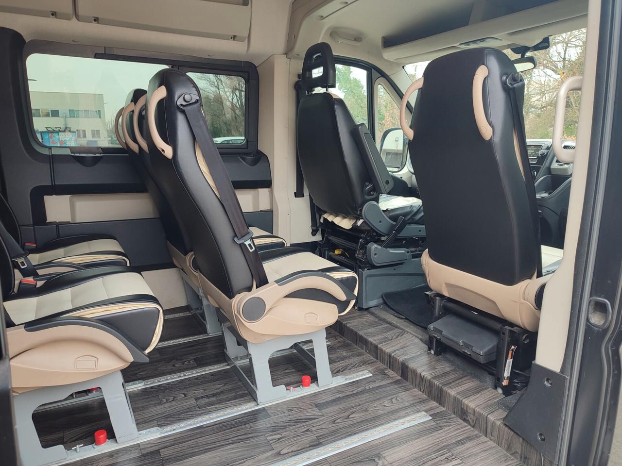 FIAT DUCATO 2018 A METANO 9POSTI PEDANA DISABILI EURO6D NUOVO