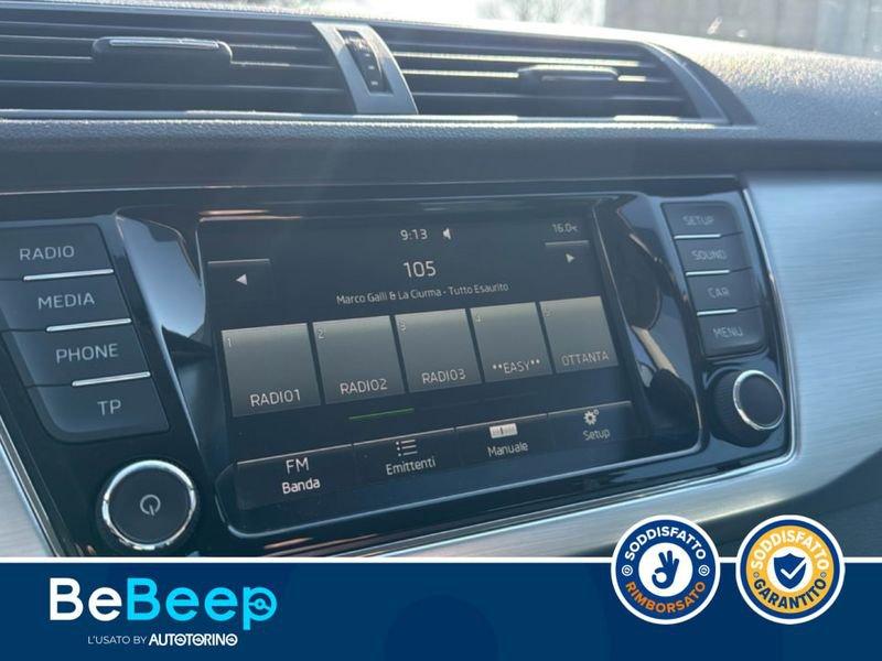 Škoda Fabia WAGON 1.2 TSI STYLE 90CV