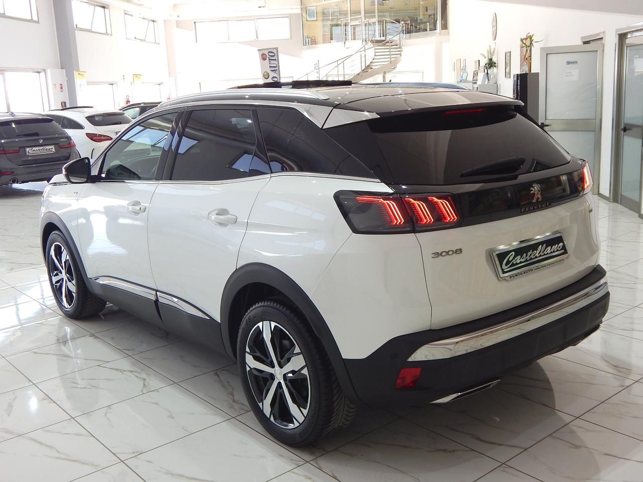 Peugeot 3008 1.5 bluehdi GT Pack EAT8 TETTO-NAVI-PELLE-PARK-LED