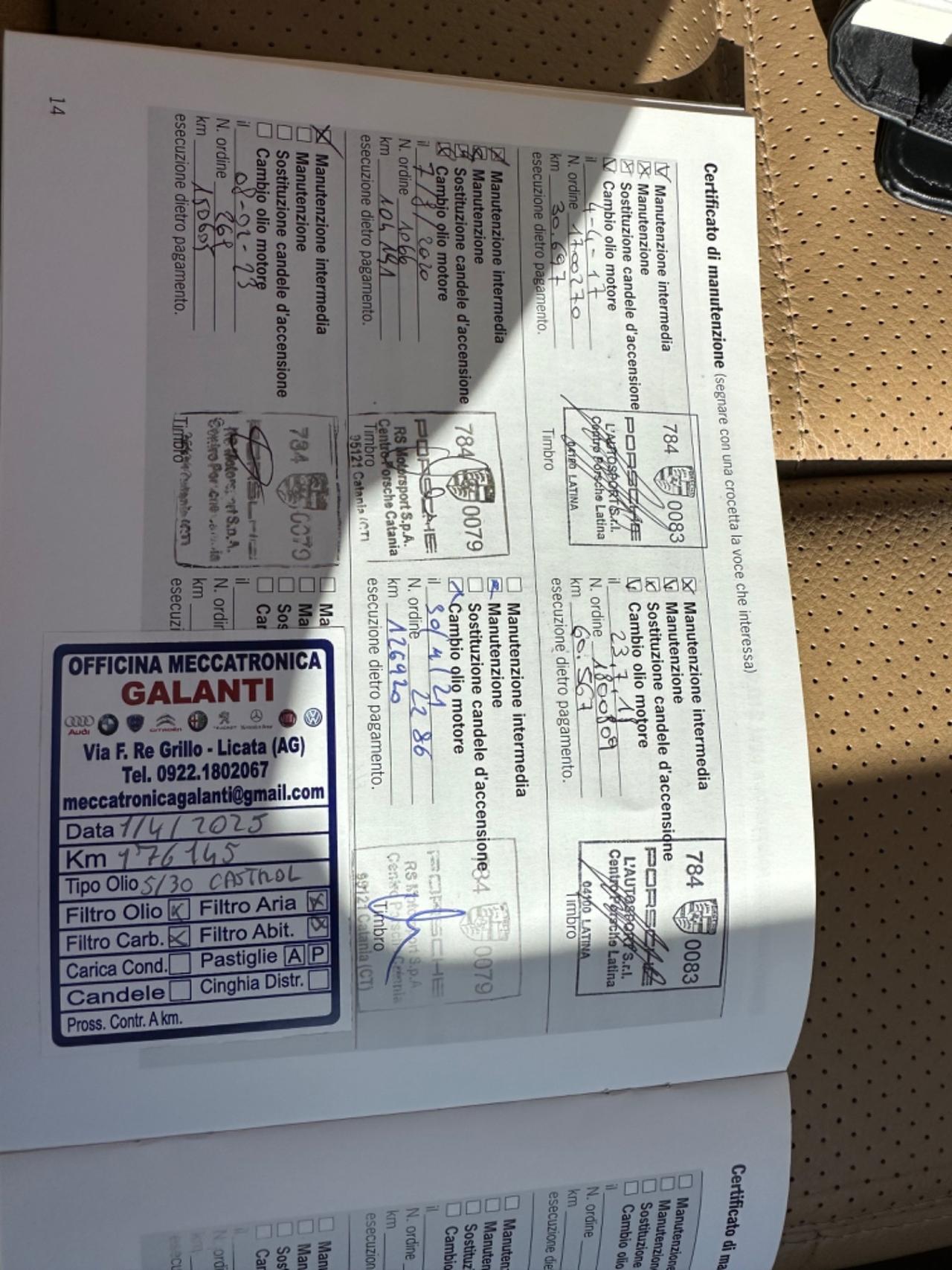 Porsche Cayenne 3.0 Diesel Tetto Pelle Platinum 2015